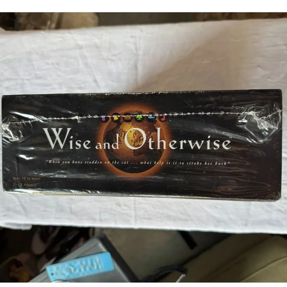 Vintage Wise and Otherwise Board Game 1997 NEW SEALED Factory Wrapped Rare OOP